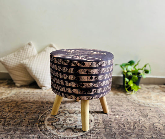 Versace Printed Ottoman Stool