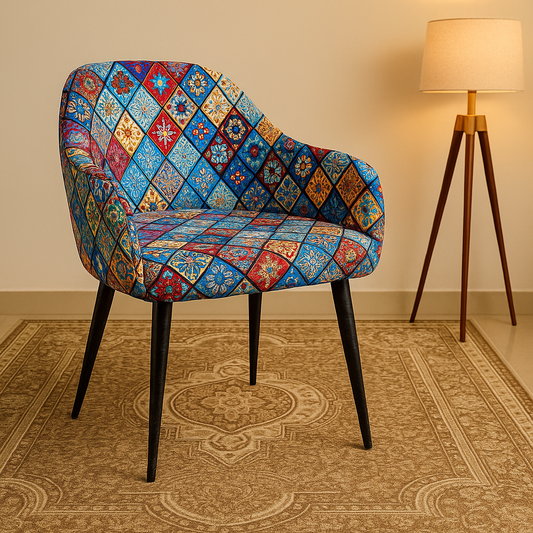 Chanderi Wingback Chair