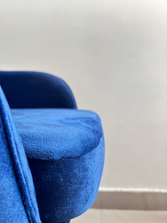 Blue Wingback Chair